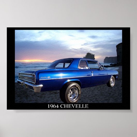 Poster Chevelle Chevy 1964 (Devant)