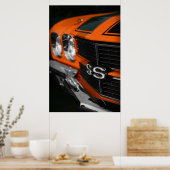 Poster Chevelle S396 Orange 1970 (Cuisine)