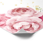 Poster Cheveux Brown rose pâle Princesse Accueil d'annive (Coin)