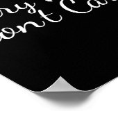 Poster Cheveux de Fée S'en Fout  (Coin)