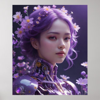 Poster Cheveux de lavande