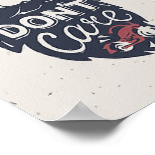 Poster Cheveux de vélo (Coin)