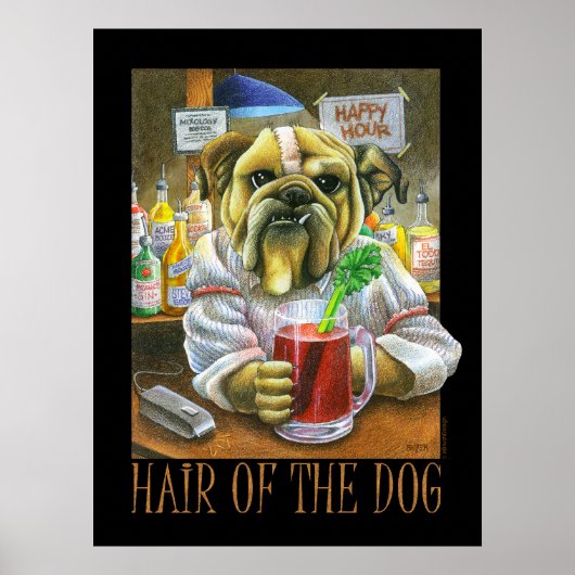 Poster Cheveux du chien (Aide sur la gueule de bois) (Devant)