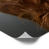 Poster Cheveux marron de la dame de St. Patrick | Art AI (Coin)