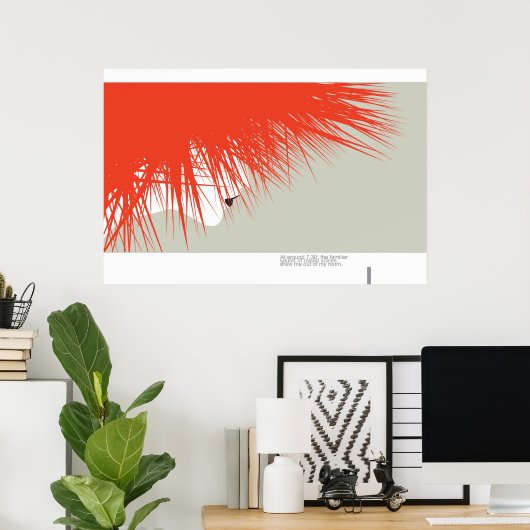 Poster Cheveux rouges (Bureau à domicile)