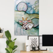 Poster Chèvre (Bureau à domicile)