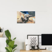 Poster Chèvre bébé (Bureau à domicile)