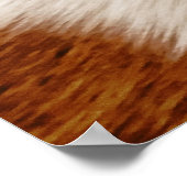 Poster Chèvre Brown et chèvre blanche (Coin)