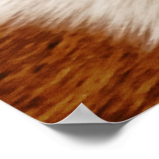 Poster Chèvre Brown et chèvre blanche (Coin)