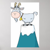 Poster Chèvre de Longhorn (Devant)