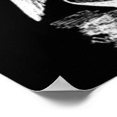 Poster Chèvre De Mendes Noir Et Blanc (Coin)