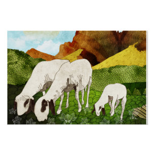 Poster Chèvre de montagne