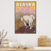 Poster Chèvre de montagne - Alaska (Cuisine)