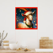 Poster Chèvre de Noël 2 (Cuisine)