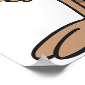 Poster Chèvre et mouton amoureux (Coin)