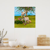Poster Chèvre Joyeuse (Cuisine)