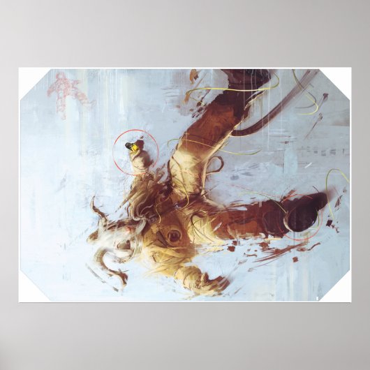 Poster Chèvre spatiale (Devant)