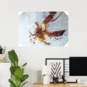 Poster Chèvre spatiale (Bureau à domicile)