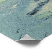 Poster Chèvre Vue des chutes américaines en hiver (Coin)