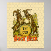 Poster Chèvres Bock Bière Publicité (Devant)