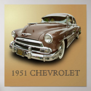 POSTER CHEVROLET 1951