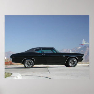 Poster Chevrolet 1969 Chevelle solides solubles