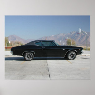 Poster Chevrolet 1969 Chevelle solides solubles