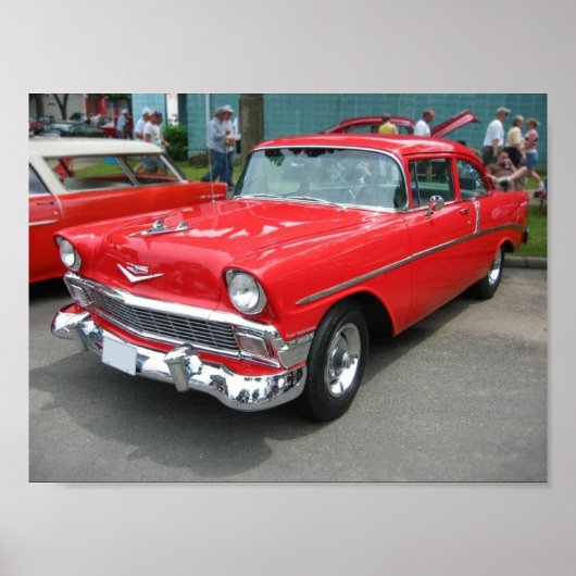 Poster Chevrolet Bel-Air 1956 (Devant)