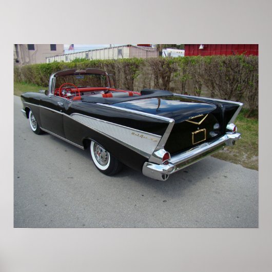 Poster Chevrolet Bel-Air 1957 (Devant)
