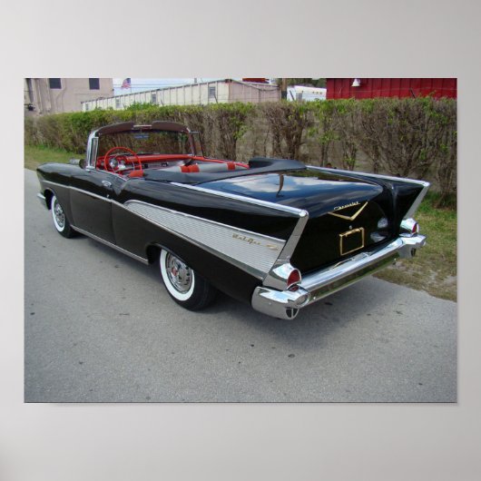 Poster Chevrolet Bel-Air 1957 (Devant)