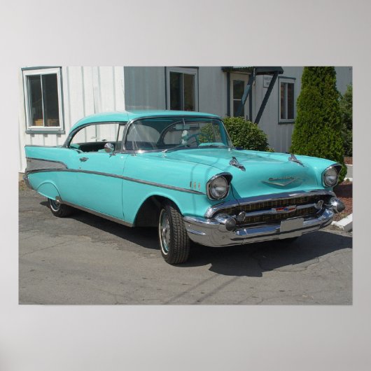 Poster Chevrolet Bel-Air 1957 (Devant)