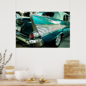 Poster Chevrolet Bel Air Convertible 1957 (Cuisine)