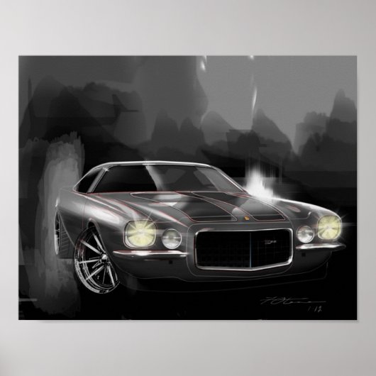 Poster Chevrolet Camaro (Devant)