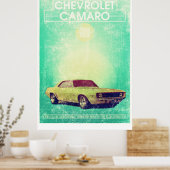 Poster Chevrolet Camaro 1965 (Cuisine)