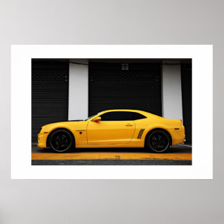 Poster Chevrolet Camaro édition 2012
