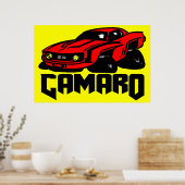 Poster Chevrolet Camaro SS (Cuisine)