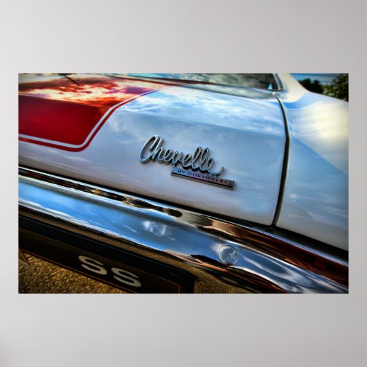 Poster Chevrolet Chevelle SS396 SS 396 1970 (Devant)