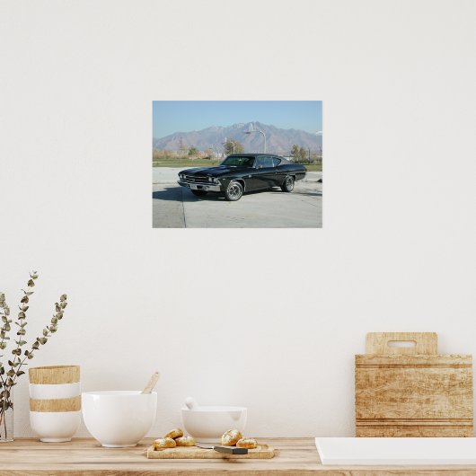 Poster Chevrolet Chevelle SS 1969 (Cuisine)