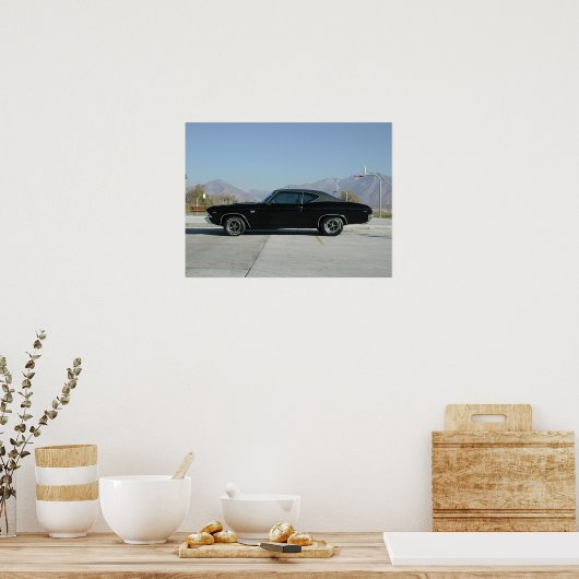 Poster Chevrolet Chevelle SS 1969 (Cuisine)