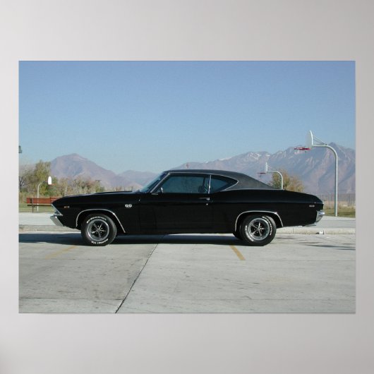 Poster Chevrolet Chevelle SS 1969 (Devant)