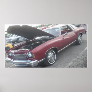 Poster Chevrolet/Chevy Monte Carlo 1974