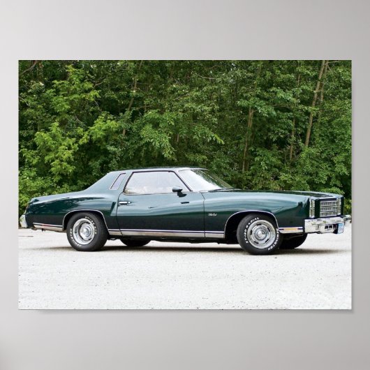 Poster Chevrolet/Chevy Monte Carlo 1977 (Devant)