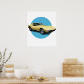 Poster Chevrolet Corvette (Cuisine)
