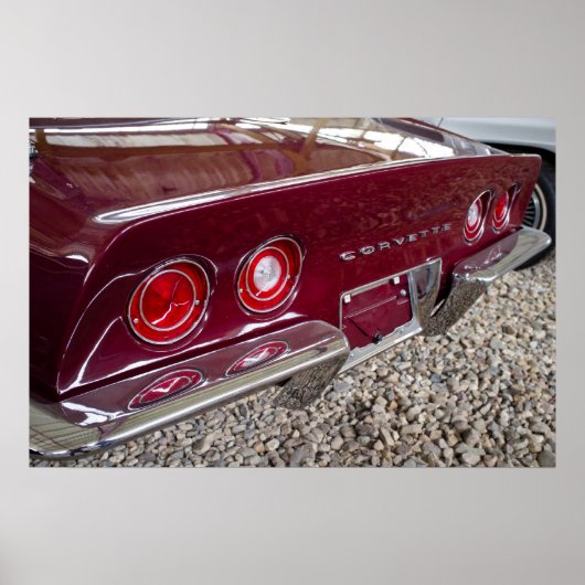 Poster Chevrolet Corvette (Devant)
