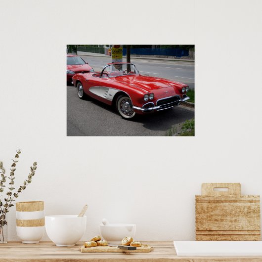 Poster Chevrolet Corvette (Cuisine)