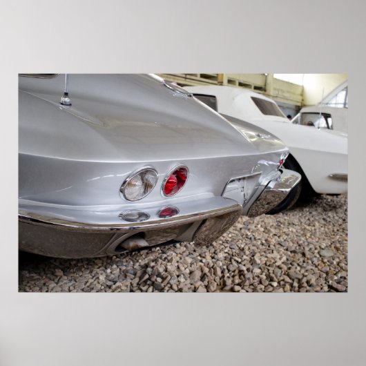 Poster Chevrolet Corvette (Devant)