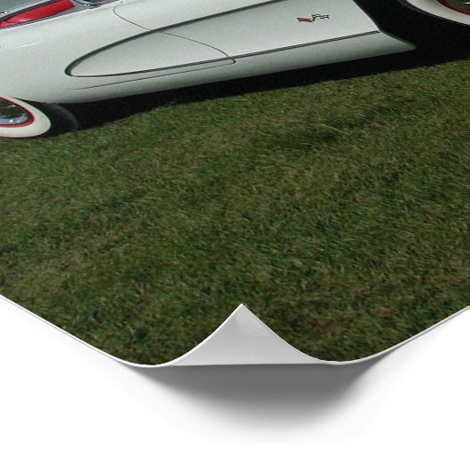 Poster Chevrolet Corvette 1957 (Coin)