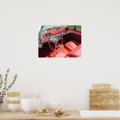 Poster Chevrolet Corvette 1957 (Cuisine)