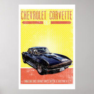 Poster Chevrolet Corvette 1967