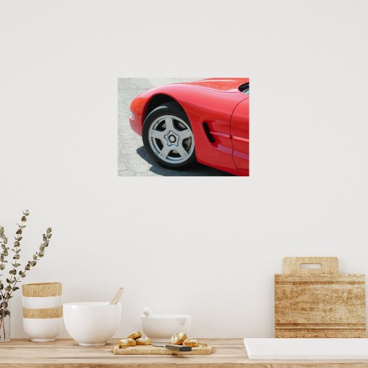 Poster Chevrolet Corvette C5 (Cuisine)